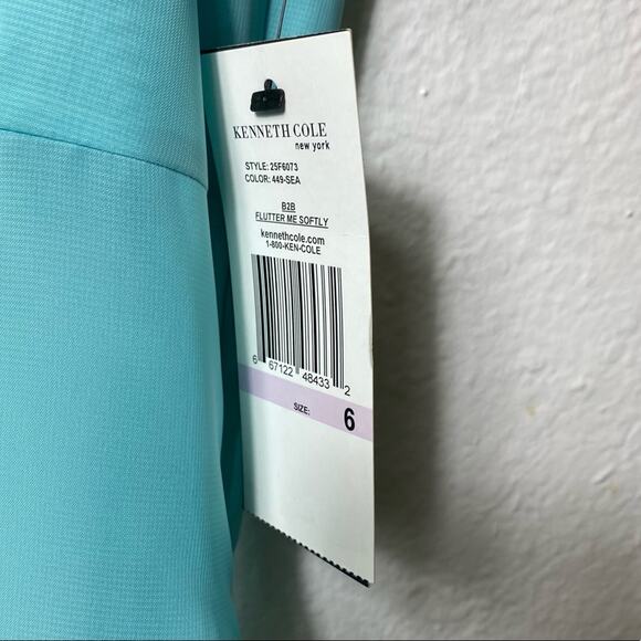 Kenneth Cole New York Blue Short Sleeve Bl… - Picture 2 of 5